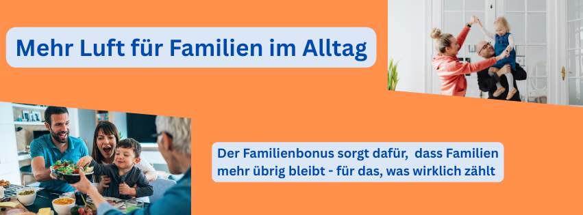 Familienbonus - Luft für Familien