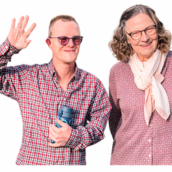 Peter und seine 'Mama' Schwester Friedgard Tödtmann